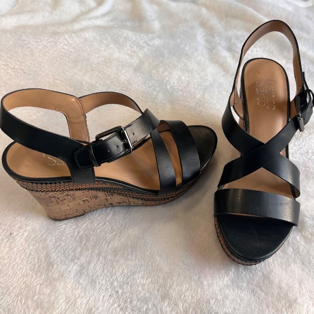 Franco Sarto stallion 2,‎ wedge sandals size 8 - Picture 8 of 9